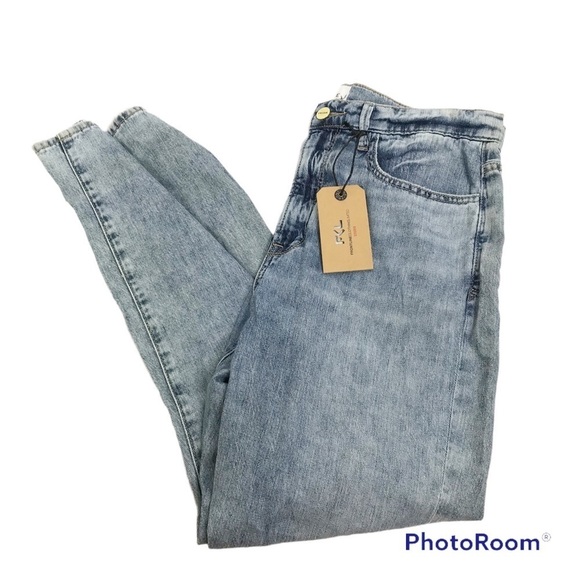 Frame light wash skinny jeans No size tag SAMPLE NWT - Picture 3 of 5